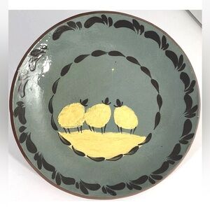 Eldreth Pottery Redware Sheep Platter
